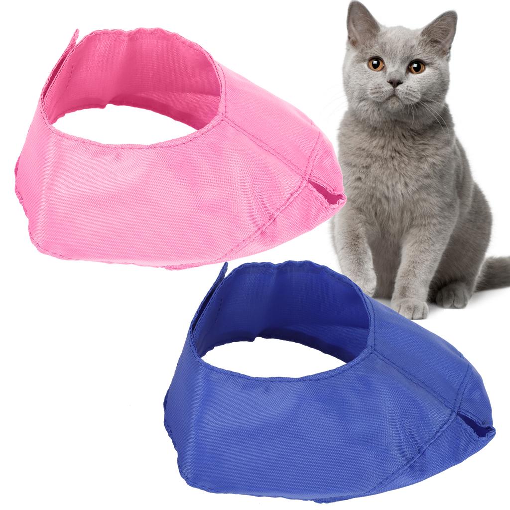 Cat Muzzle Cover Breathable Nylon Pet Face Mask for Washing Cat Grooming Supplies