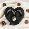 Love Couple Cat Statue Ornament, Kiss Couple Cat Sculpture, Love Cat Home Desktop Decoration, Perfect Gift for Cat Lovers