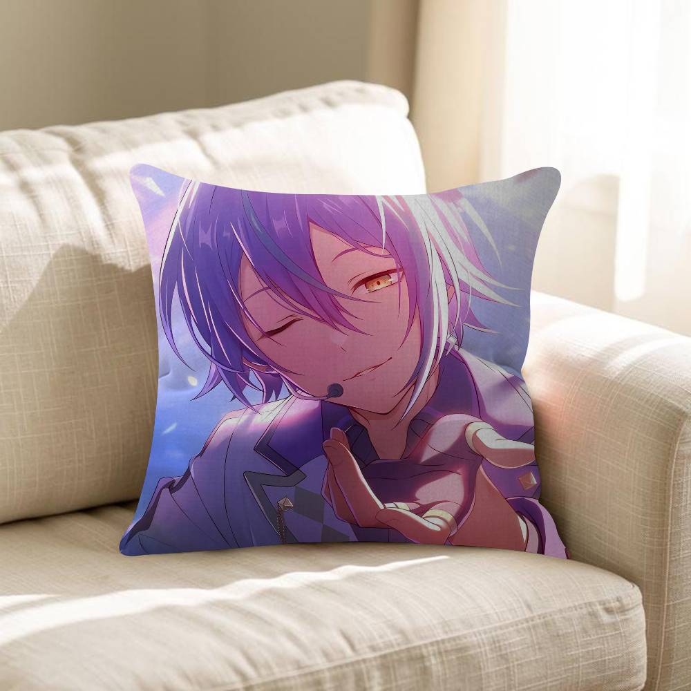 

Character Kamishiro Rui PJSK Cushion Cover Car Throw Pillow Case For Sofa Car Christmas Gift 30x30 cm
