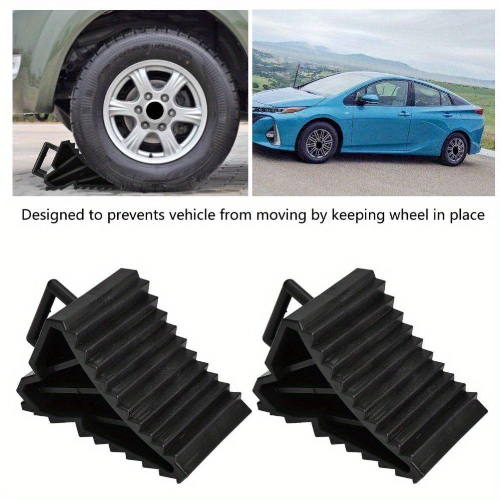 Anti-slip Wheel Chock Portable Tire Support Pad Slip Stopper Block Wheel Blocks  Wheel Alignment
