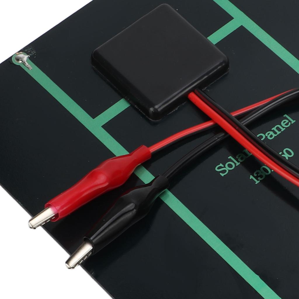 2.5W 5V Mini Solar Panel Poly Mini Solar Cell Panel Module DIY Solar Epoxy Panel Tiger Clip