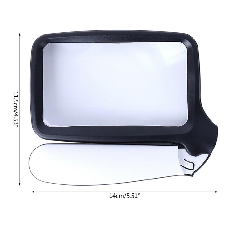 2X Jewellers Loupe LED Magnifier Loop Side Light Magnifying Glass Lens 5 LED