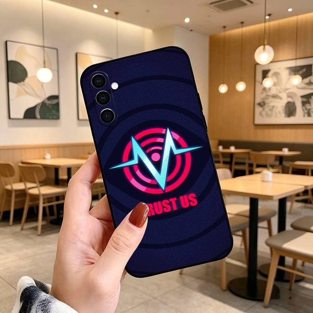 Alastor H-Hazbin H-Hotel  Phone Case For Samsung Galaxy A73,A72,A71,A70,A53,A52,A51,Soft Silicone Black Cover