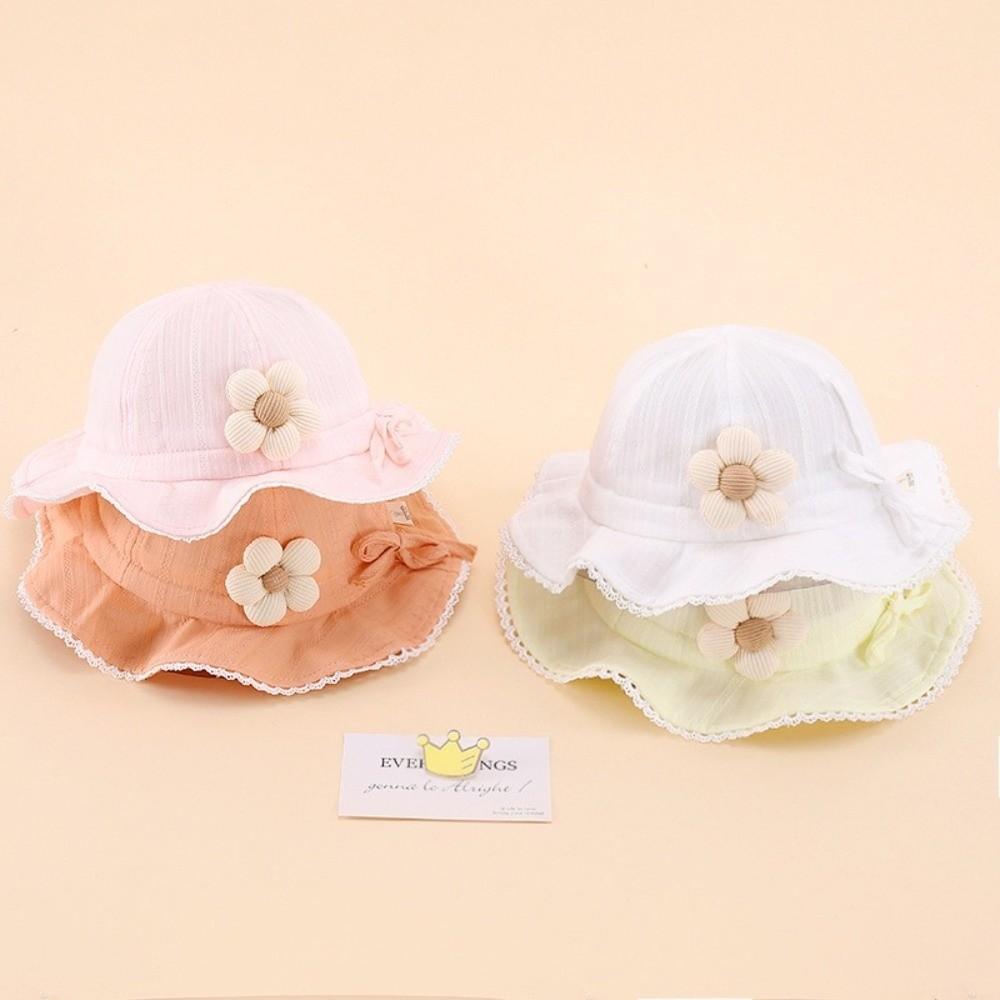 Sun Protection Infants Bonnets Breathable Baby Sun Hat Cute Fisherman Hat  Spring Autumn