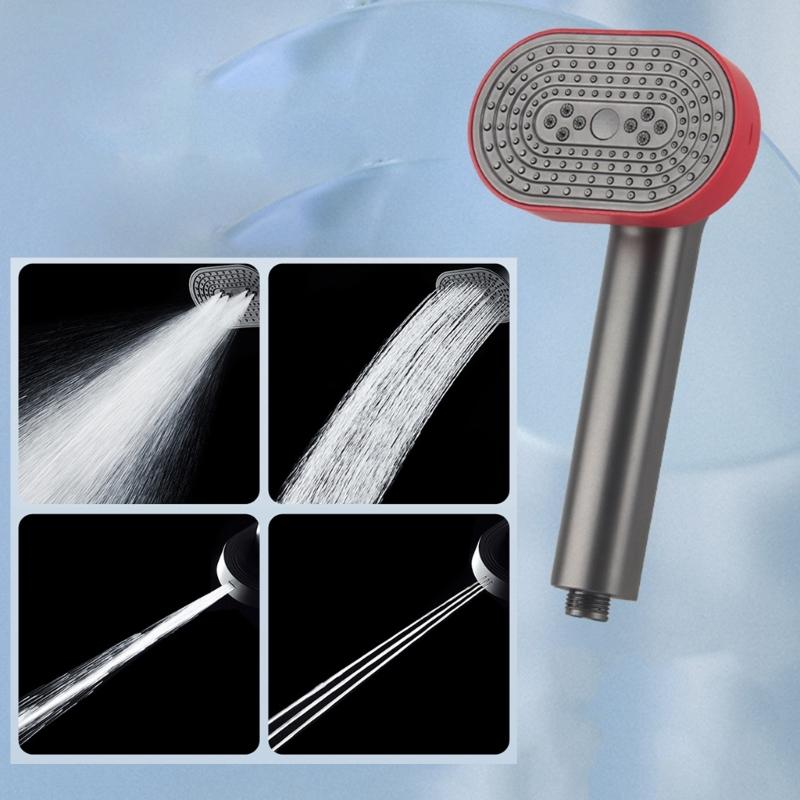 360 Rotating High Pressures Shower Head Multifunction Sprayers Water Softener Filter Easy Installation ABS Materials