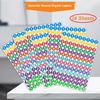 RIVEENY 24 Sheets 1 to 10 Consecutive Number Stickers - Self Adhesive Vinyl Decals for Indoor and Outdoor Waterproof Labels - Inventory