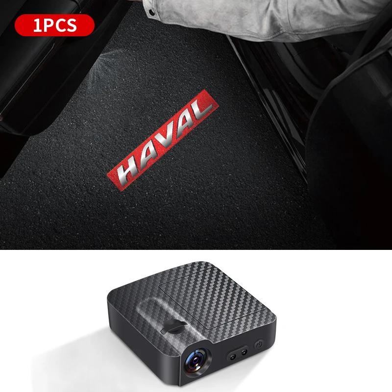1/2pcs New LED Car Door Welcome Courtesy Lamp Projector Light For Haval H2 H5 H6 H7 H9  2018 2017  H3 2012 F7 F7X