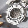 Juicer 304 Stainless Stee Lemon Orange Manual Fruit Filter Removable Hand Pressed Juice Maker Conical Head With Bowl