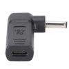 Adapter Type C USBC to Rectangle DC 65W 90 Degree Angled PD Emulator for Laptop Tablet 4.0x1.35mm
