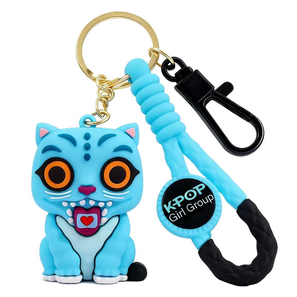 3D Tištěné Anime Film Kpop Lovci Démonů Dívky Derpy Klíčenky Panenka Roztomilý Tygr Akční Model Hračka Kolekce Dárky