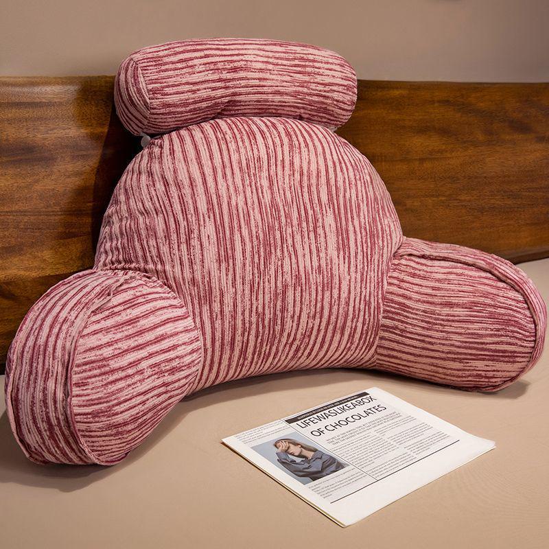 Soft Large Backrest Pillow: Washable Lumbar Support for Bed, Sofa, Dorm, and Pregnant Women