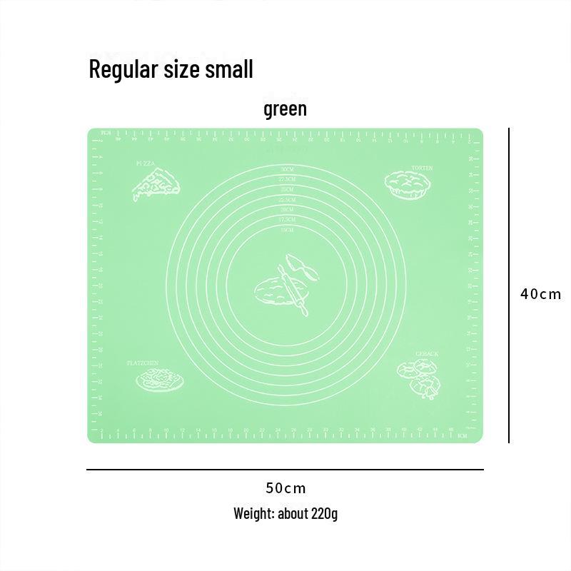Large Non-Slip Silicone Kneading and Rolling Pad - Thick, Non-Stick Baking Mat