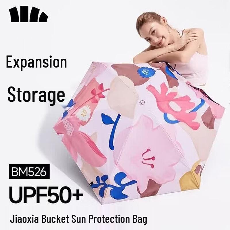 Beneunder Wildflower Series 5-Fold UV Sun/Rain Umbrella