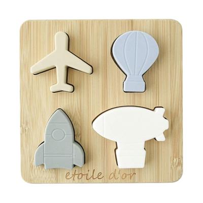 Etoile Doll Silicone Shape Puzzle, Cute for Play or Display, Approx. W14xH14xD2cm AS00313-ED