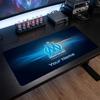 Olympique Marseille FC Benutzerdefiniertes Großes Mauspads, Personalisierter Name Textdruck, Fußball Logo Rutschfeste Schreibtischmatte Gaming Geschenk