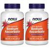 NOW FOODS Sodium Ascorbate Powder, 227g (8oz) - Twin Pack