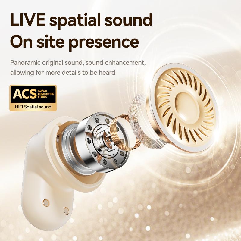 New TWS wireless earphones In-ear AI language translation earphones fast translation Type-C charging with app