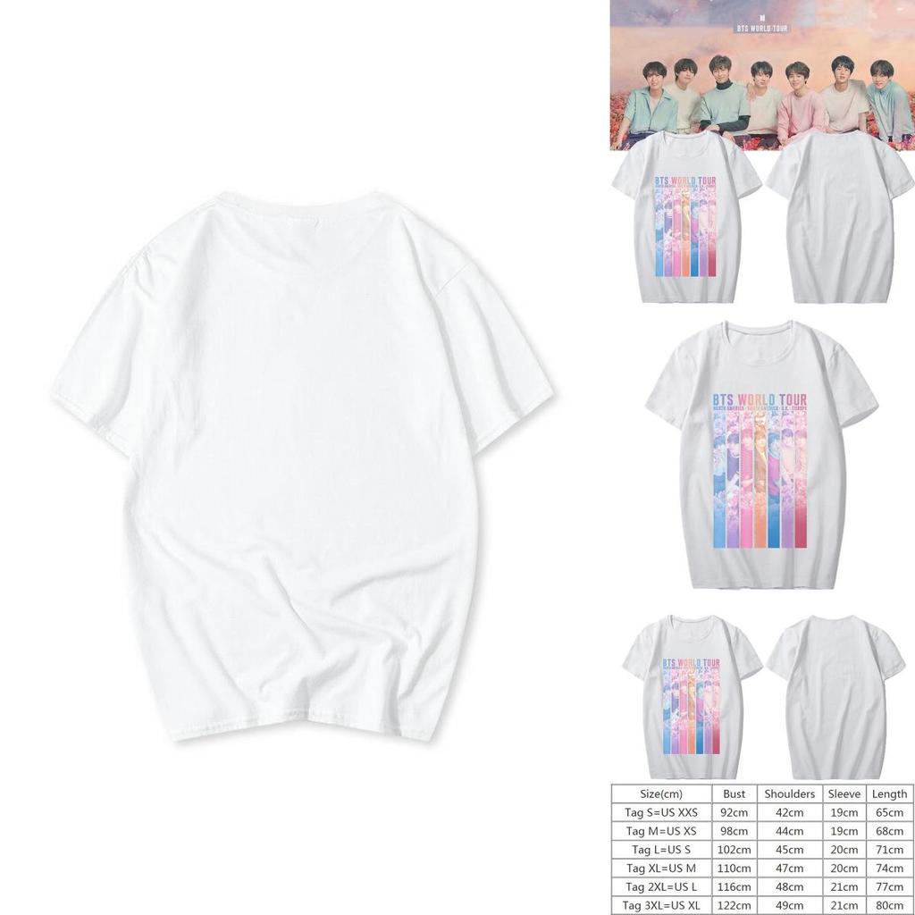 Bts Kpop Welttour T-Shirt Speak Yourself Konzert T-Shirt Jk Rm Suga Oberteile T-Shirt