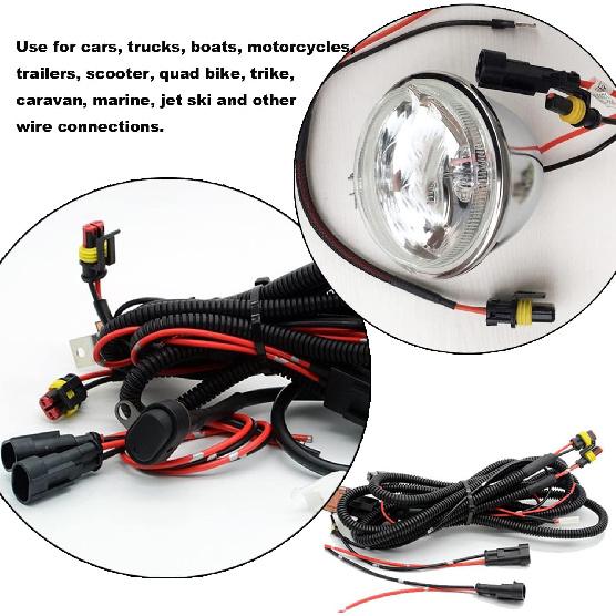 10 Kit 16 AWG 2 Pin Connector Car Waterproof Wire Connectors 2 Pin Automotive Electrical Connectors Quick Disconnect 2 Way Wire Terminal Connector