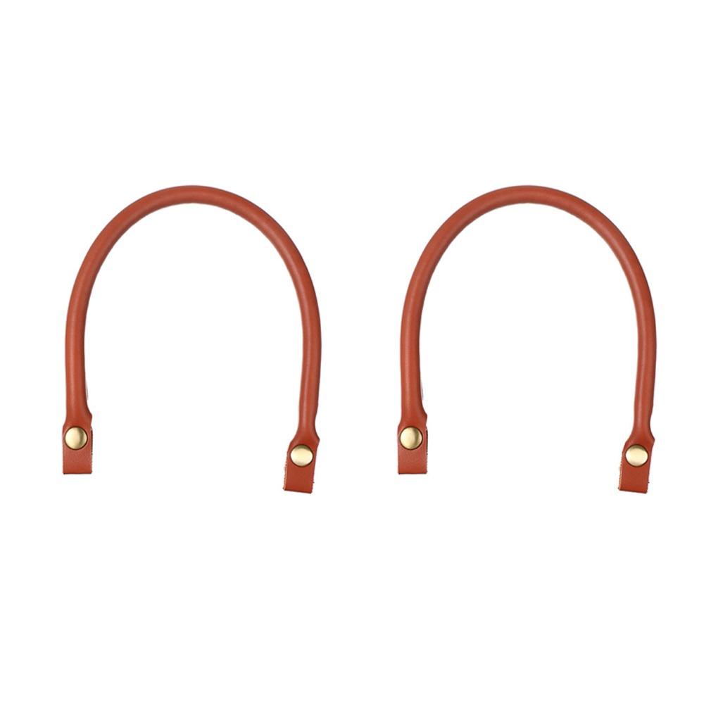 2Pcs Fashion PU Leather Shoulder Bag Strap Detachable Replacement Bag Handles Solid Color Clasp Bag Belt Bag Accessories