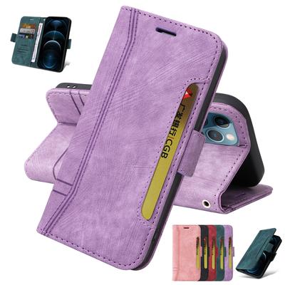 Μαγνητική Δερμάτινη Αναδιπλούμενη Θήκη Τηλεφώνου Για Iphone 14 13 12 11 Pro Max X Xs Xr Max 7 8 Plus Se 2 3 Mini Πορτοφόλι Θήκη Πολλαπλών Καρτών Coque