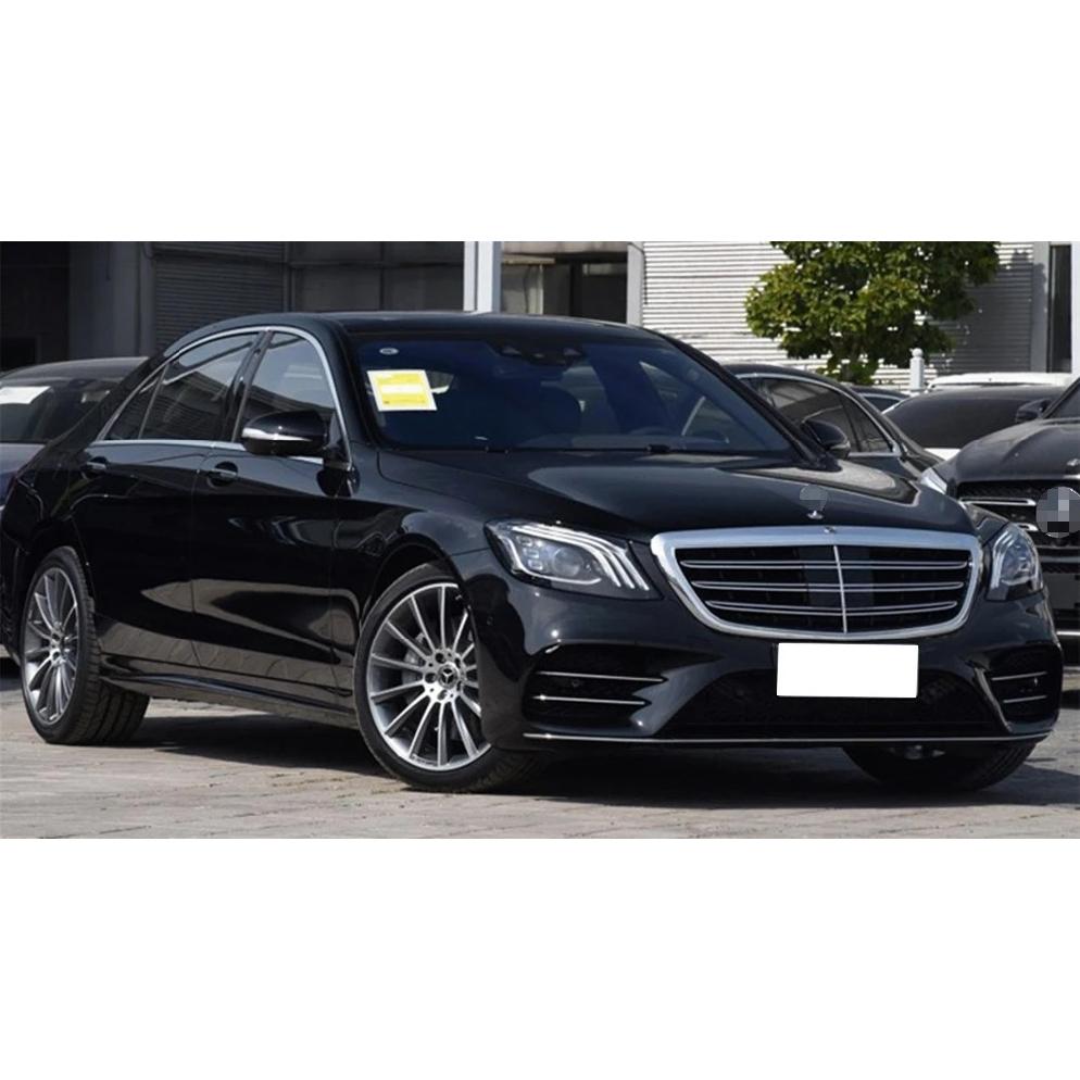 For Mercedes-Benz W222 S320 S350 S450 S500 2018 2019 Headlamp Cover Car Headlight Lens Glass Replacement Lights Auto Shell