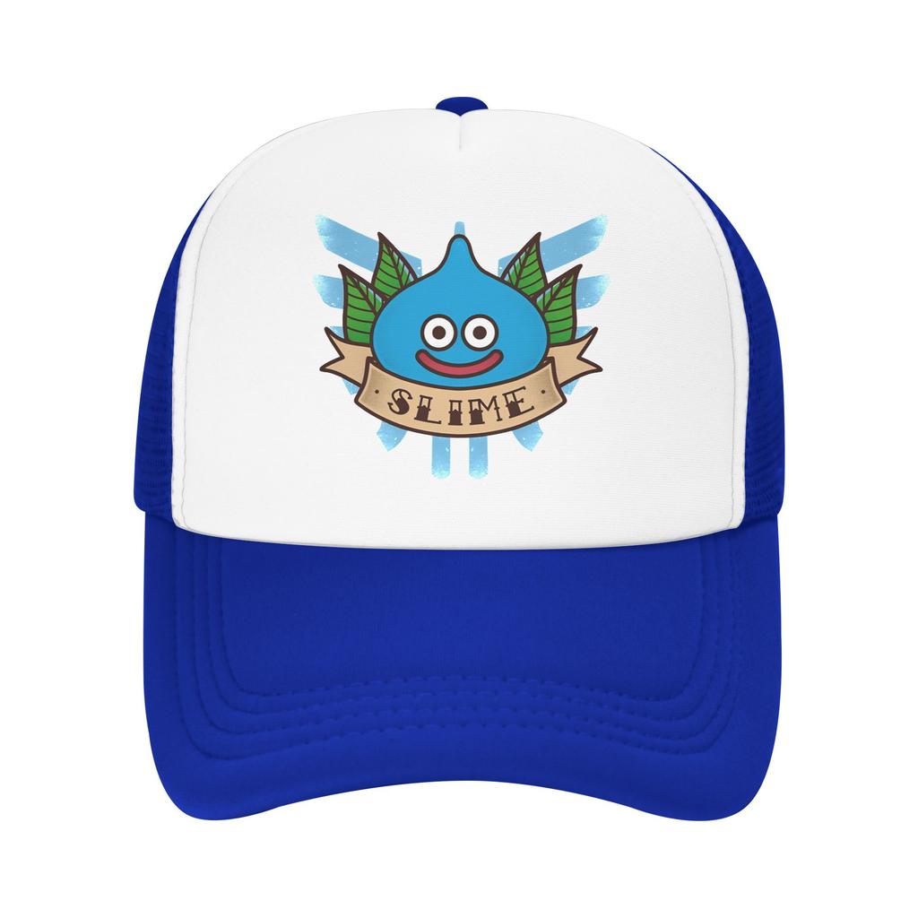 Dragon Quest slime Foam Trucker Hat Unisex Cooling Breathable Mesh Golf Cap Hat Sturdy Sun Hat Adjustbale