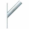 Flagpole Holder Silver 15 X 3 X 0.35 Cm Steel