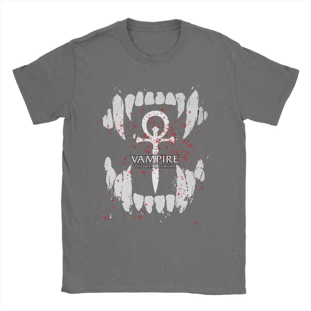 Couple T Shirt Vampire the Masquerade  T Shirts Novelty  Summer Tee Shirt Vintage Cotton Clothing Plus Size