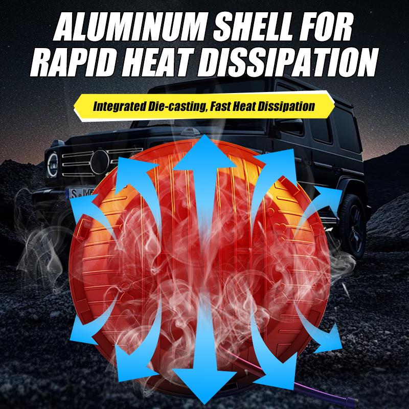 Auto 7 Zoll LED Scheinwerfer Hi/Low H4 Halo Angel Eyes DRL Für Jeep JK TJ Offroad Defender Hummer 4x4 Suzuki Samurai Scheinwerfer