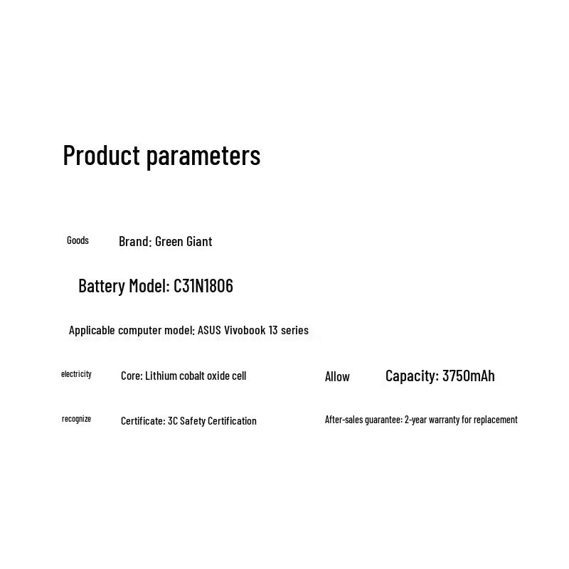 Llano Replacement Laptop Battery for Asus a-bean 13 & X330 Series