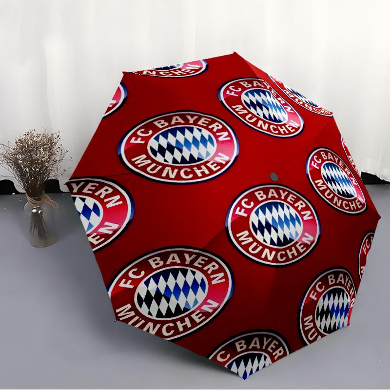 1pc B-Bayern Munich Umbrella, Sun Protection, And UV Shielding. It Has Eight Sturdy Ribs for Outdoor Use And Perfect As a Holiday Gift