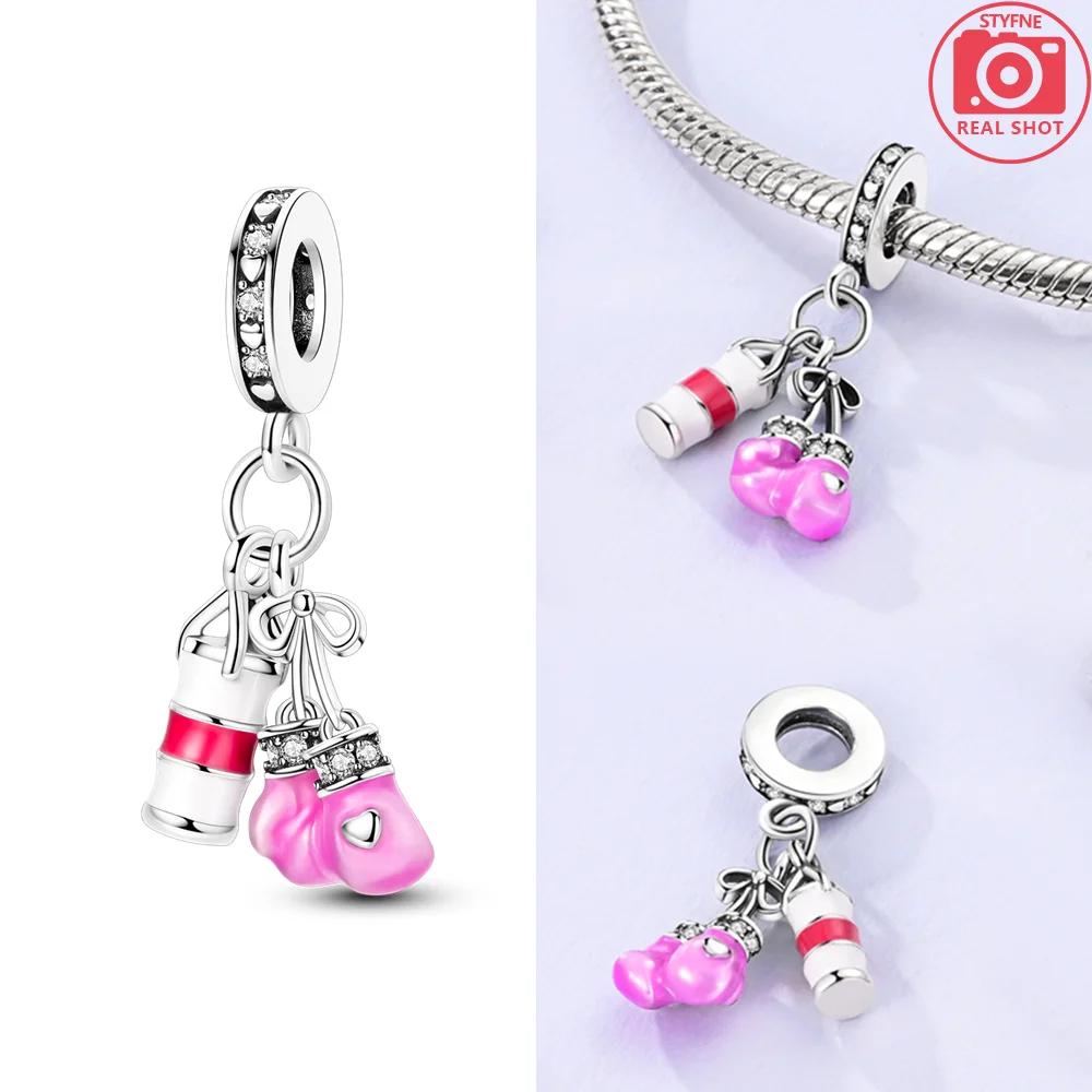 Charms Copper Original Scissors Hair Dryer Red Apple Cactus Beads Fit Bracelet Jewelry Women Diy Gift Necklace