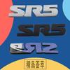 ABAT1 Badge Sticker 3D SR5 4x4 V6 for Car Hood Fender Trunk Nameplate Decal Emblem