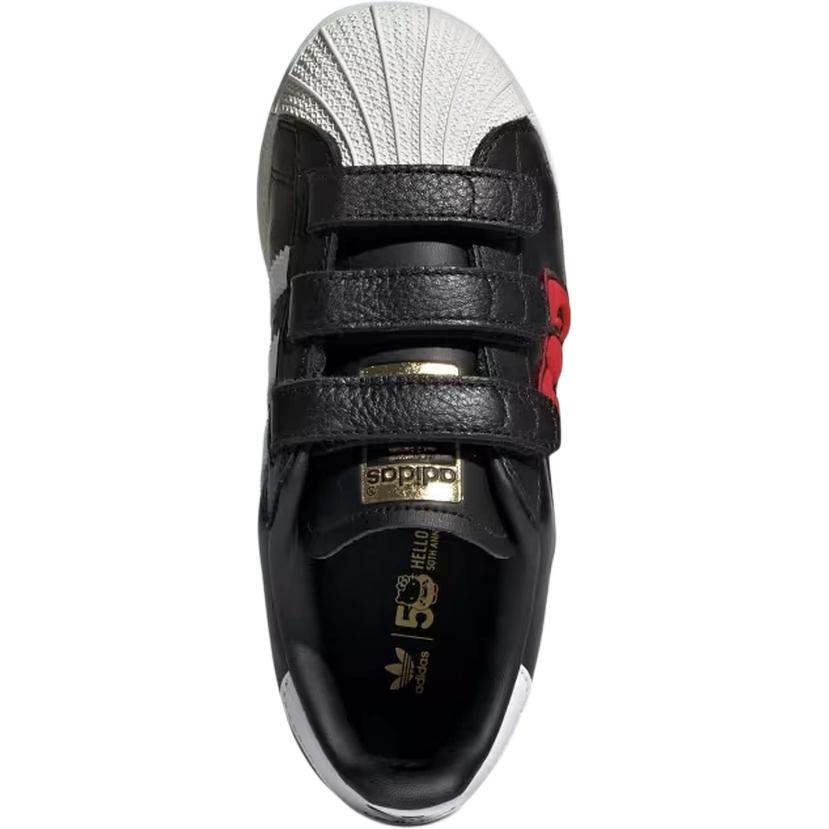 Hello Kitty x Adidas Superstar Comfort Closure C 50th Anniversary Kids Sneakers Black Core-Black Cloud-White IG6996