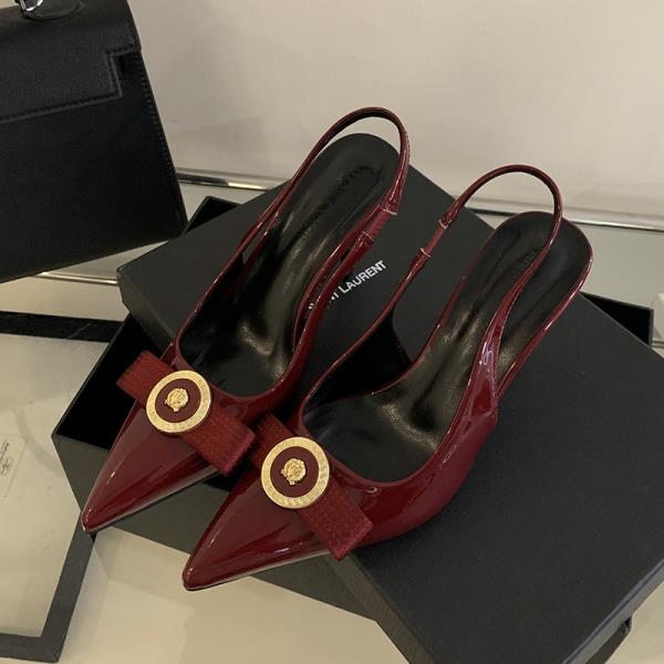 

Shoes for Women Pointed Heel Sandals Shoes Woman 2025 Summer Shallow Mouth Suit Female Women Shoes Summer 40 красный