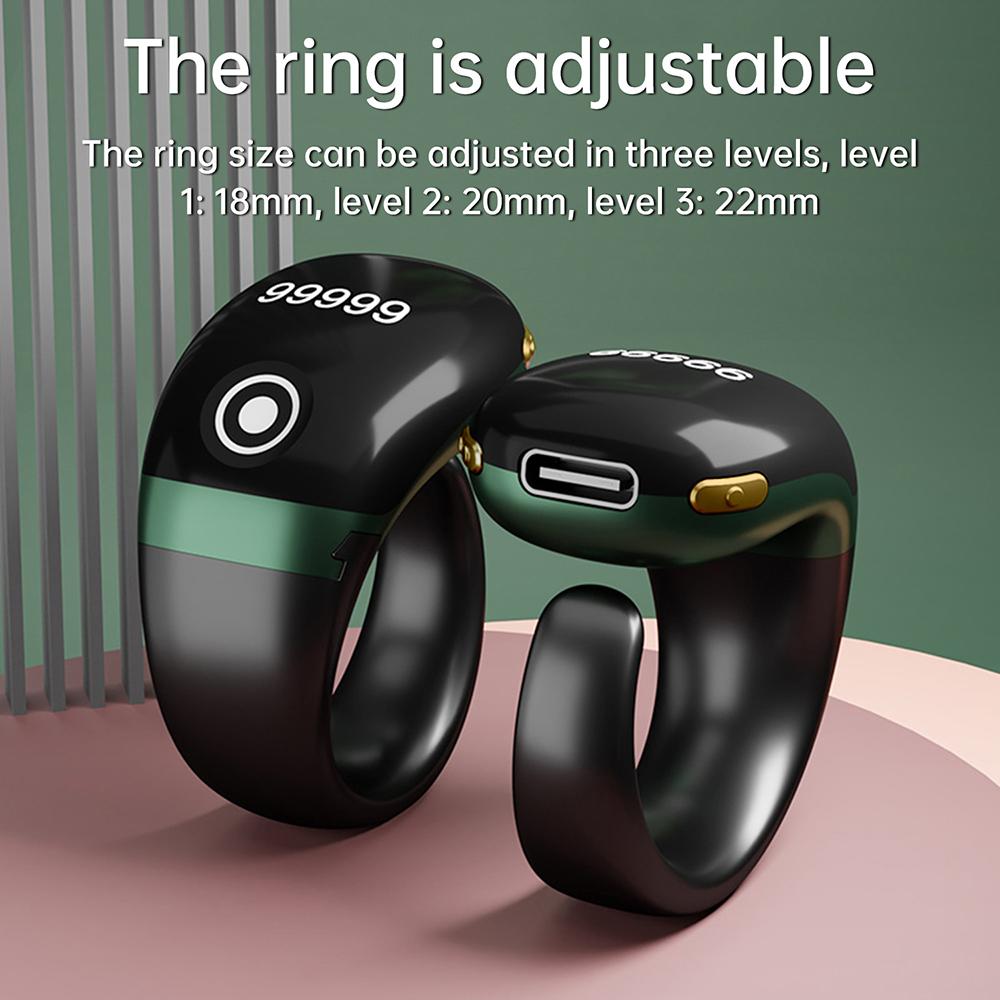 S7pro Interchangeable Ring Holder Intelligent APP Counting Finger Counter Type C Smart Ring Bluetooth Electronic Counter