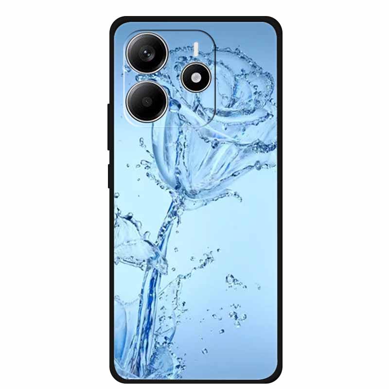 Pour Redmi Note 14 4G GLOBAL Coque Animaux Silicone Souple TPU Étuis de Téléphone Housse Arrière pour Xiaomi Redmi Note14 4G Protecteur Coque