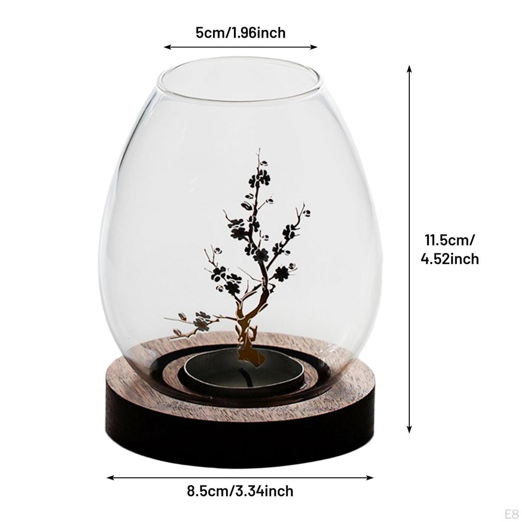 Candle Holder Romantic Portable Round Hollow Wedding Transparent Candlestick Party