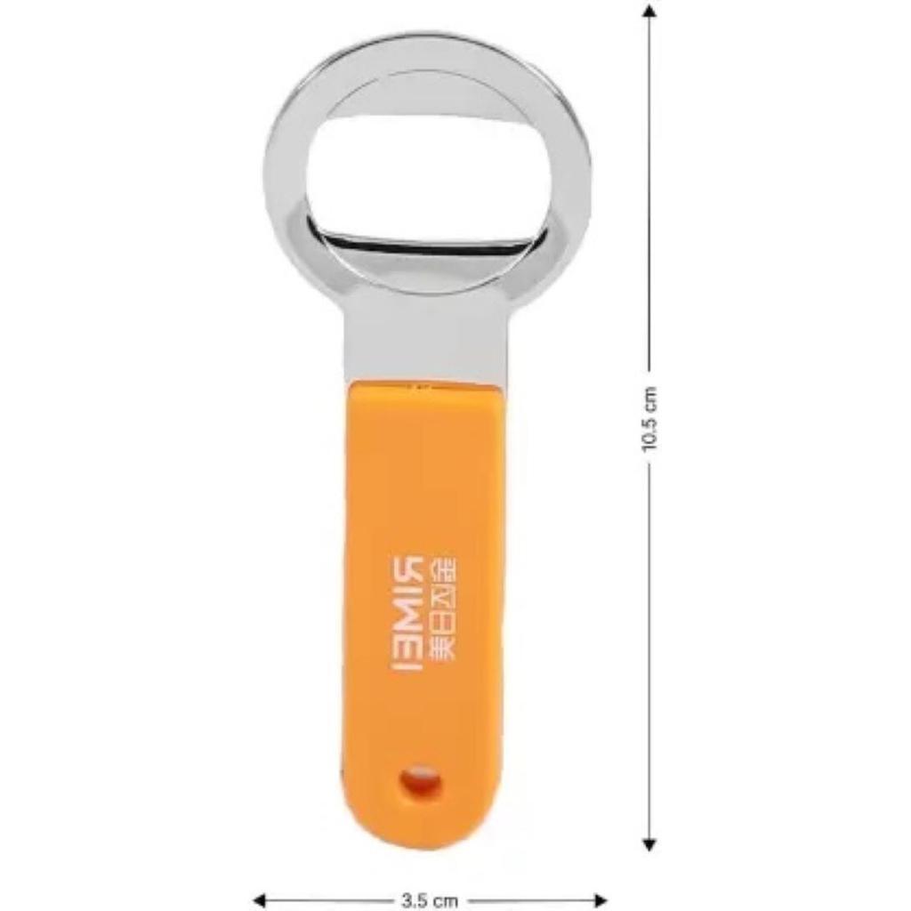 RSINC  Multicolored Stainless Steel Bottle Opener with Ergonomic Plastic Grip JL186327511129