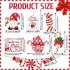 Festive Christmas Tiered Tray Decor Set with Colorful Gnomes and Wooden Farmhouse Accents for Home and Party Décor