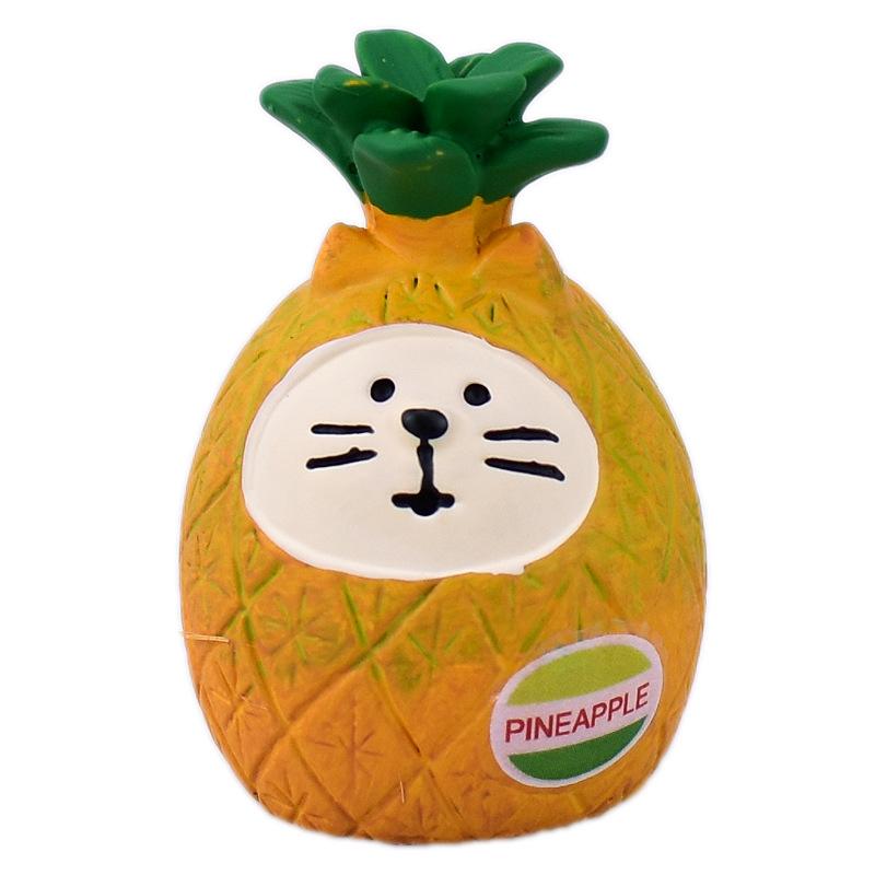 Zakka Japan Lemon Cat Japan Decoration Bookshelf Decoration Collectible Home Decor Resin Craft Japan Ornaments Scene Decoration