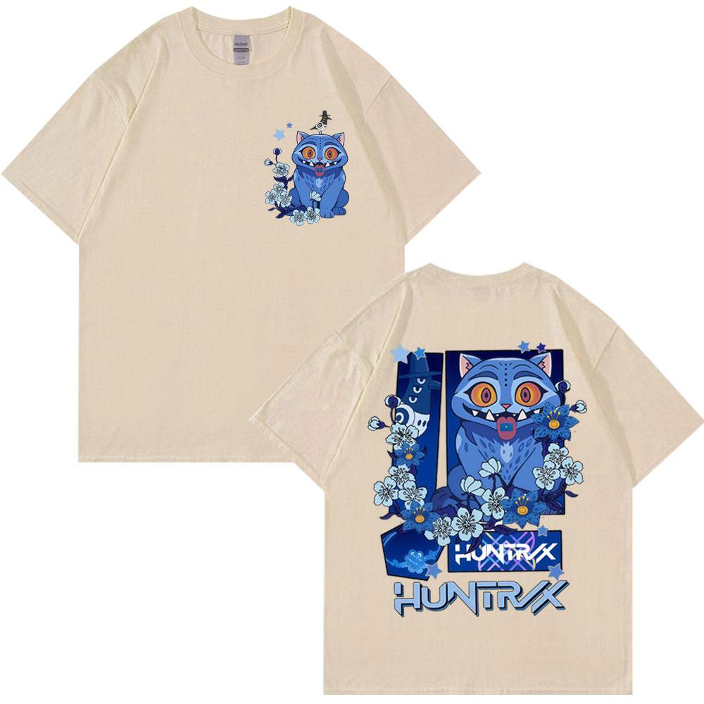 Nový film KPop Lovci démonů Derpy Tiger 2025 Trička Módní Estetické Pánské Dámské Tričko s kulatým výstřihem Nadměrné Ležérní Tričko Léto