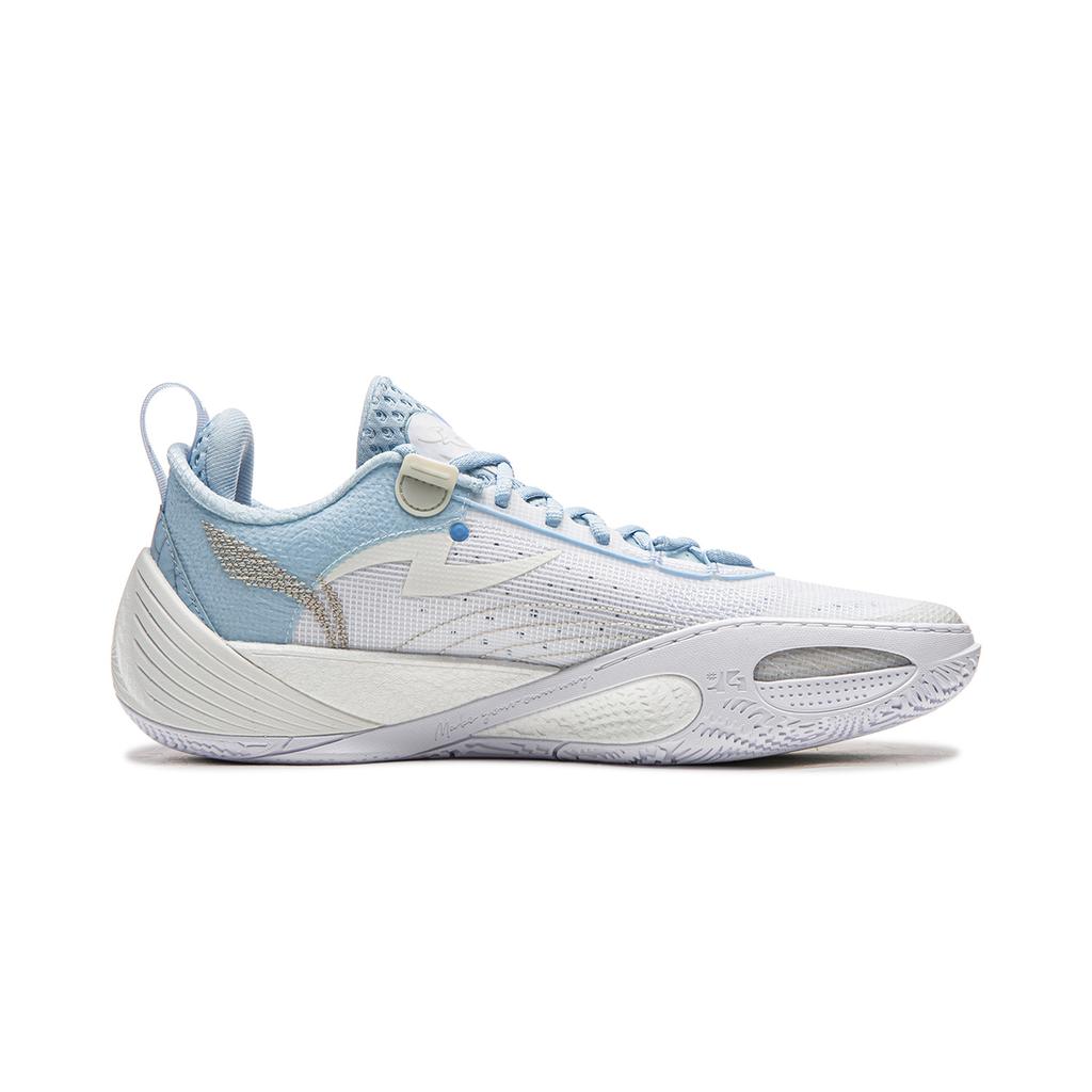 Scarpe da Basket Li Ning Uomo Basse Standard Bianco/Blu Aurora ABAW011-1