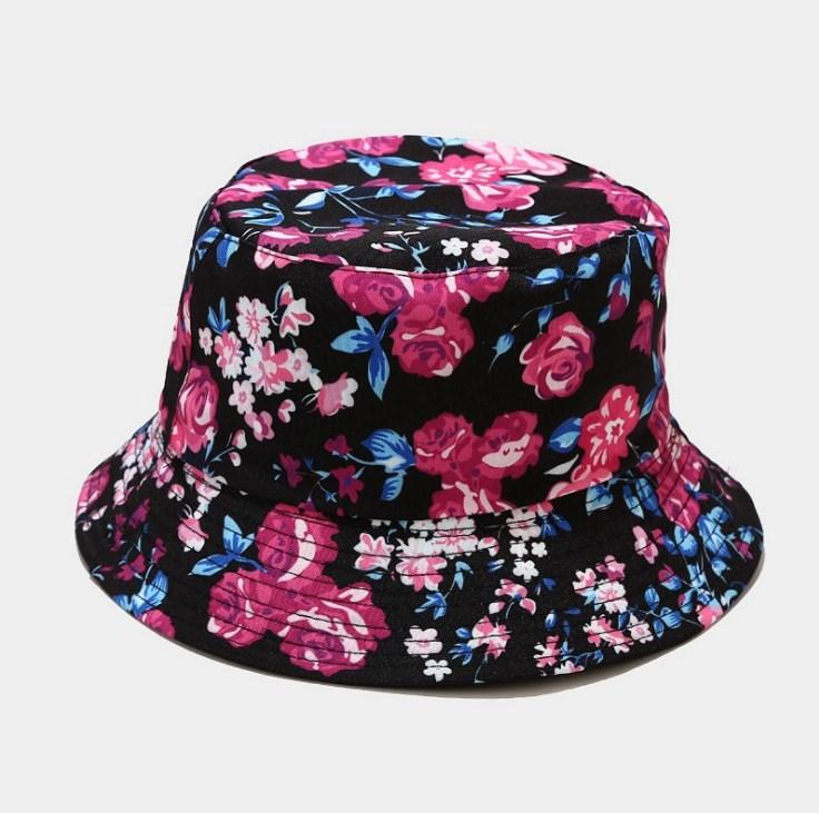 Xuancui Manufacture New Casual Floral Beach Summer Cap Printing Bucket Hat