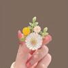 1PC Women High Grade Brooch Sweet Versatile Jacket Clothes Pin Flower Style Brooch