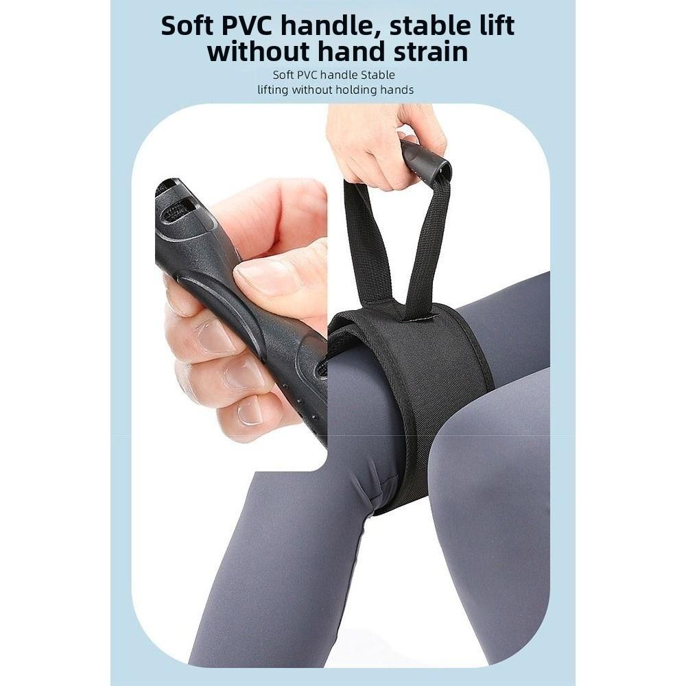Comfortable Support Leg Lifter Strap Adjustable Pull Up Assistance Belt For Elderly