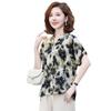 Mom's 2026 Chinese Chiffon Blouse: Spring/Summer National Style for Middle-Aged & Elderly Women