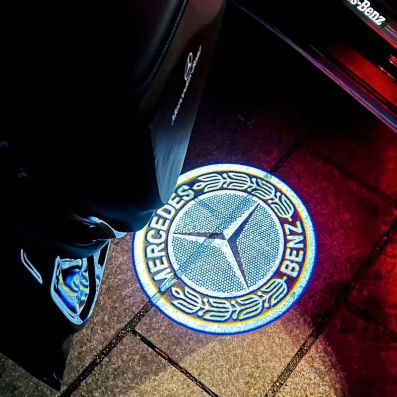 Hot Sale LED Car Door Logo Welcome Light Accessories For Mercedes Benz W212 W213 W166 W167 W176 W177 W246 W205 GLC C253 X253