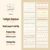 Rainbow Die Cut & Washi Tape Divider - Fresh Journal Decoration Stickers